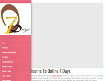 Tablet Screenshot of online7days.com